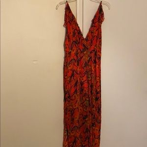 Jumpsuit with side slits